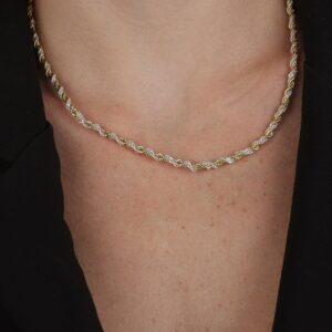 Colar Baiano Banhado a Ouro 24k e Ródio