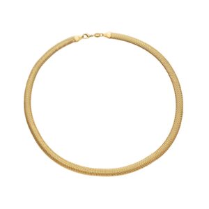 Colar Lacraia Banhado a Ouro 24k